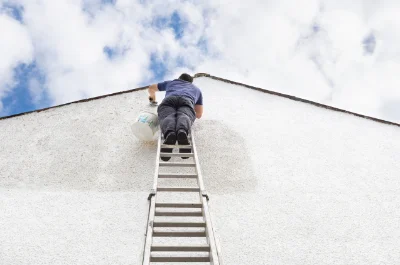 Peinture extérieure au Beaucet — façades et ravalement